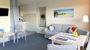 Ferienwohnung Herrmann: Wohnraumbeispiel, Küchenzeile